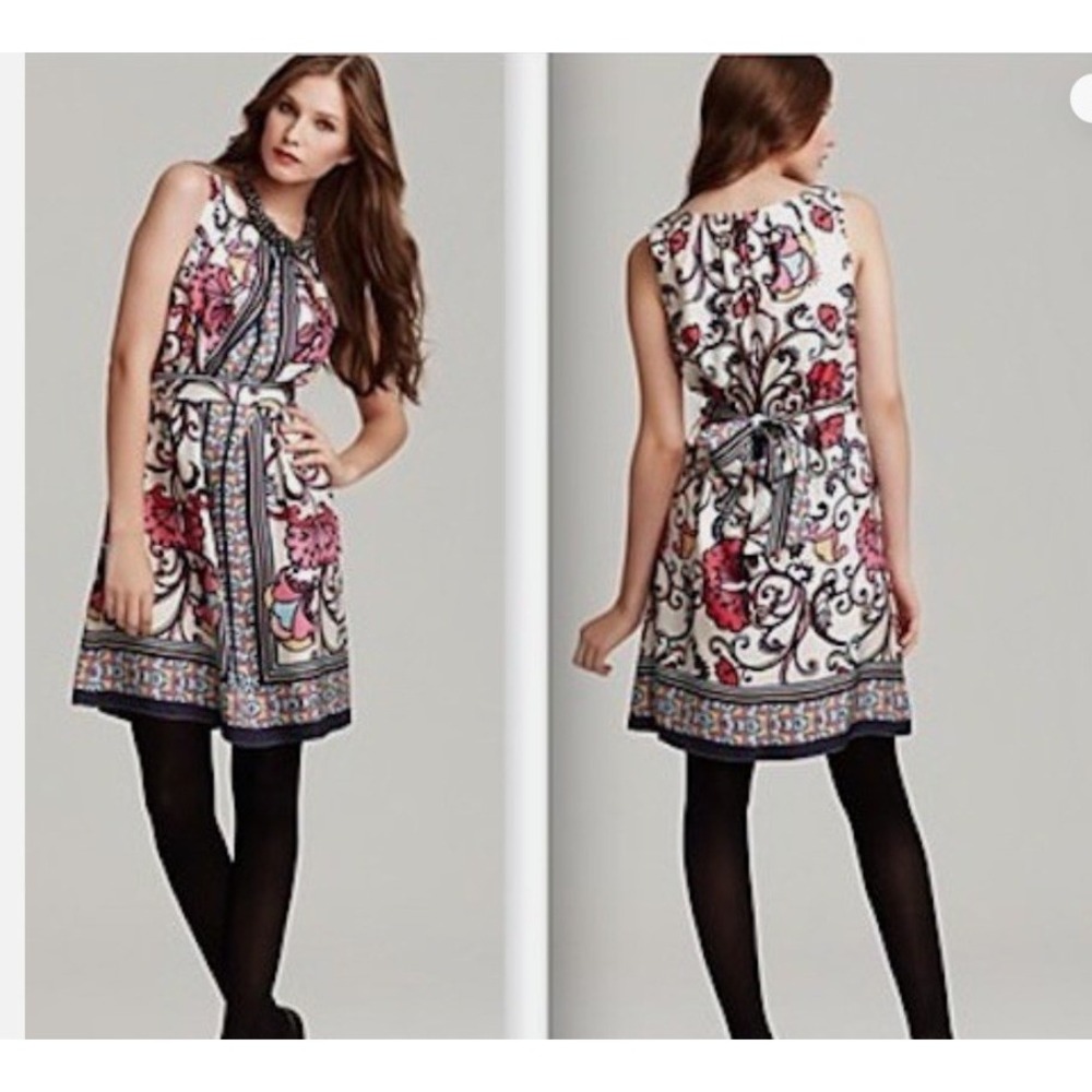 Lilly Pulitzer Silk Shift Dress Womens 4 Multi Color Excellent Floral Paisley